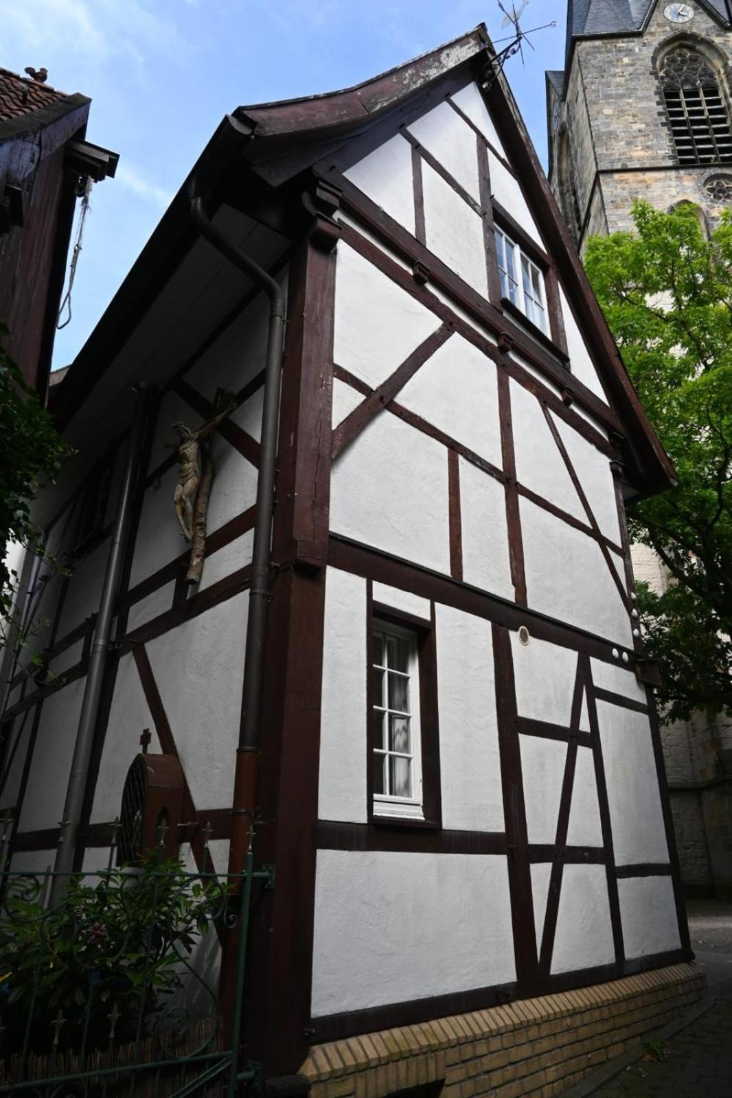 Gemuetliches Fachwerkhaus Villa Werne Bagian luar foto